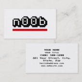 n00b 名刺 (正面/裏面)