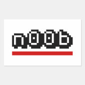 n00b 長方形シール (正面)