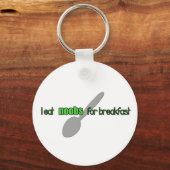 N00bs for Breakfast Keychain キーホルダー (正面)