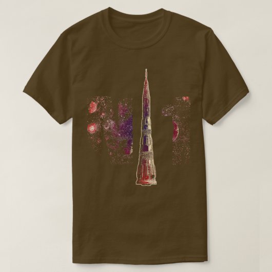 N1ソ連月ロケット Tシャツ (デザイン正面)