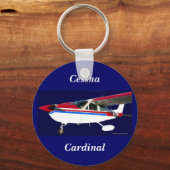 N13HKポートレート、セスナ、(鳥)ショウジョウコウカンチョウ キーホルダー (正面)