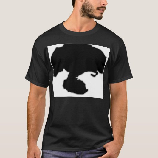 N2itionの生産のロゴのワイシャツ(黒) Tシャツ (正面)