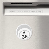 N36ビンゴボール冷蔵庫用マグネット マグネット (インサイチュ (食洗機))