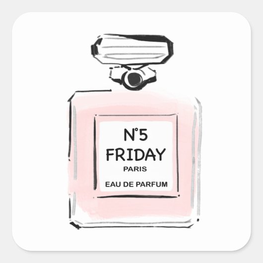 N5フライデーパリパルフームボトル スクエアシール (正面)