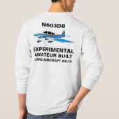 N603DB青(文字) Tシャツ (裏面)