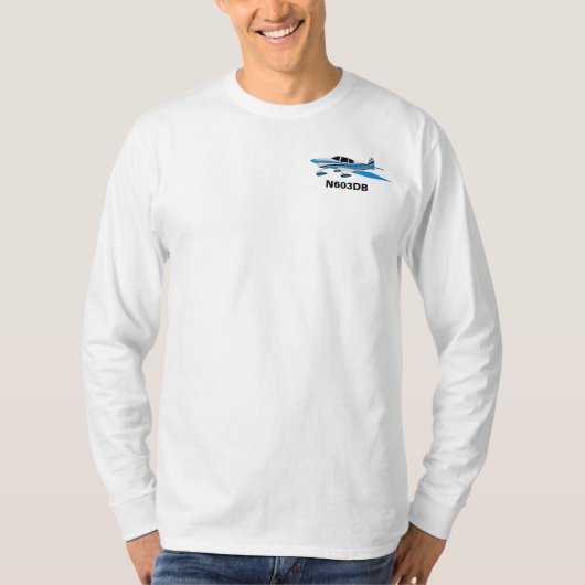 N603DB青(文字) Tシャツ (正面)