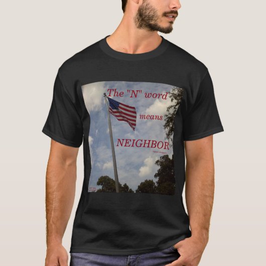 「N」という言葉は隣のTシャツを意味する Tシャツ (正面)