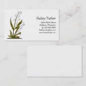 「n」の開花を煩わせます · 谷のユリ 名刺 (正面/裏面)