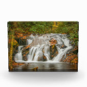 N.ジョージアの美しいデュークス・クリークの滝 フォトブロック (正面)