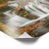 N.ジョージアの美しいデュークス・クリークの滝 フォトプリント            (角)