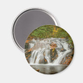 N.ジョージアの美しいデュークス・クリークの滝 マグネット (正面/裏面)