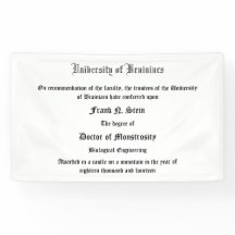 N.ステイン先生の率直な免状の旗