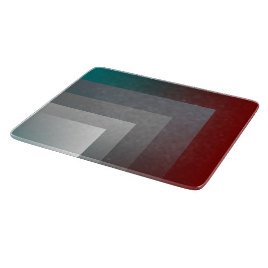 N -ティール（緑がかった色）グレイ カッティングボード (角)