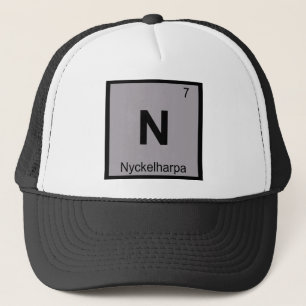 N - ニッケルハルパ 音楽 化学周期表 キャップ