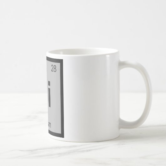 N -ニヒリズムの哲学化学周期表 コーヒーマグカップ (右)