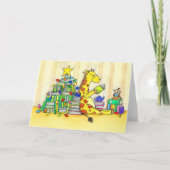 N.メリー Janesによるクリスマスの挨拶カード カード (正面)