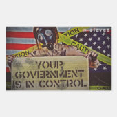 n – 制御 長方形シール (正面)