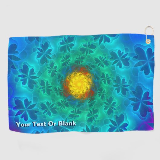 N-宇宙鱗翅目 ゴルフタオル (横)