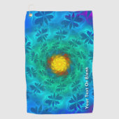 N-宇宙鱗翅目 ゴルフタオル (正面)