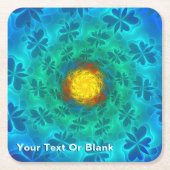 N-宇宙鱗翅目 スクエアペーパーコースター (正面)