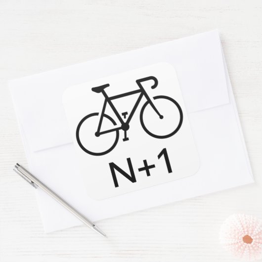 N+1バイク スクエアシール (封筒)