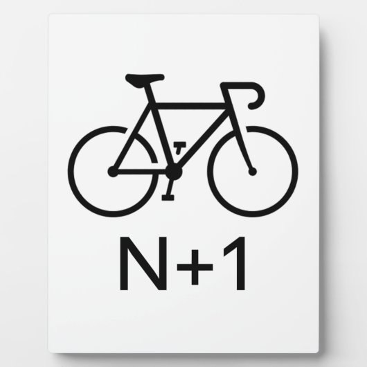 N+1自転車 フォトプラーク (正面)