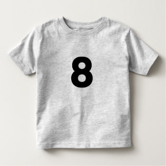 N 8、Number 8 トドラーTシャツ
