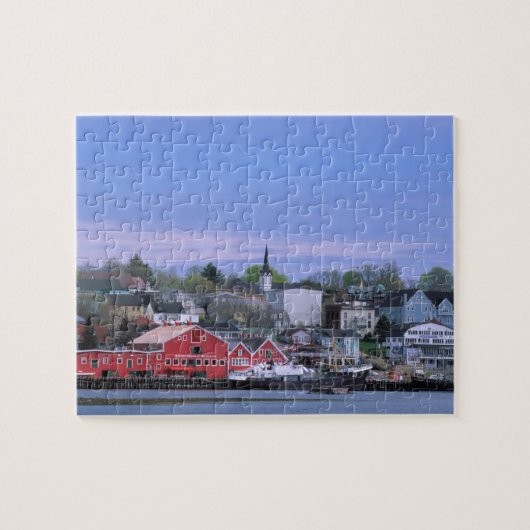 N.A.カナダ、ノヴァスコシア。ルネンブルクの景色 ジグソーパズル (横)