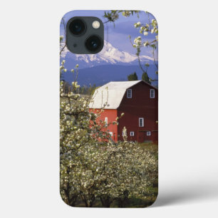 N.A.、米国、オレゴン、Hood River County。 赤い iPhone 13ケース