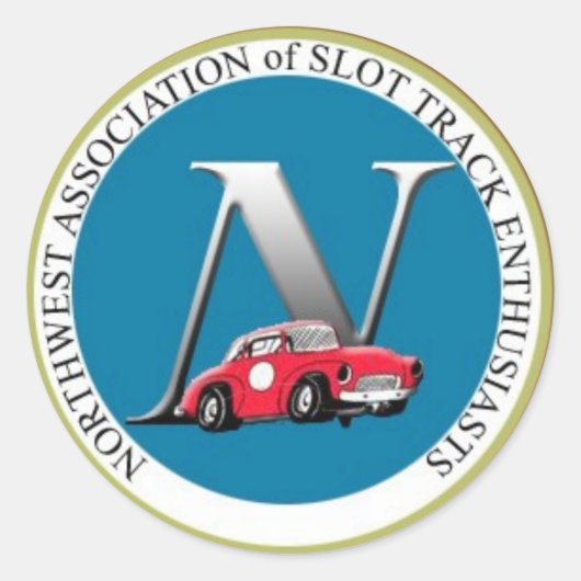 N.A.S.T.E.ロゴスタンプ ラウンドシール (正面)