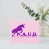 N.A.U.Bユニコーン信者 ポストカード (スタンド正面)