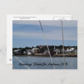 N.B.セント・アンドリュースからの挨拶 ポストカード (正面/裏面)