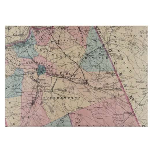 N Burlington County、NJ カッティングボード (正面)