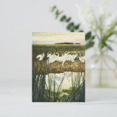 N.C.ワイエスによる百羽鶴の踊り シーズンポストカード (スタンド正面)