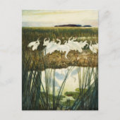 N.C.ワイエスによる百羽鶴の踊り シーズンポストカード (正面)