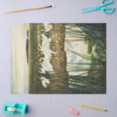 N.C.ワイエスによる百羽鶴の踊り 薄葉紙 (クラフト)