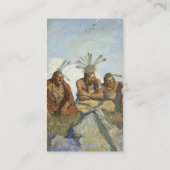 N.C.ワイエスによる黒い宝石のような不可解な目 名刺 (裏面)