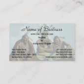 N.C.ワイエスによる黒い宝石のような不可解な目 名刺 (正面)