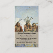 N.C.ワイエスによる黒い宝石のような不可解な目 名刺 (裏面)