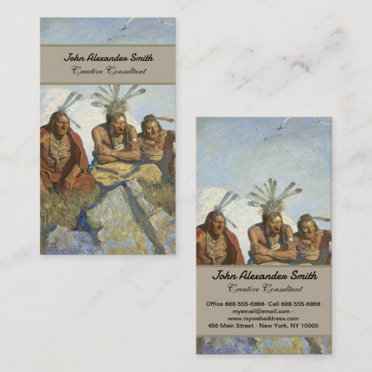 N.C.ワイエスによる黒い宝石のような不可解な目 名刺 (正面/裏面)