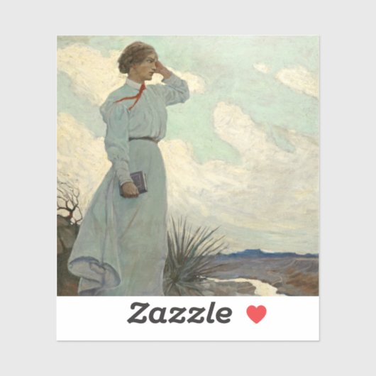 N.C.ワイエスの不毛の丘の一つのルイーズ シール (シート)