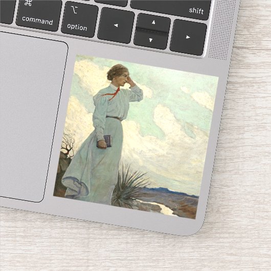 N.C.ワイエスの不毛の丘の一つのルイーズ シール (詳細)