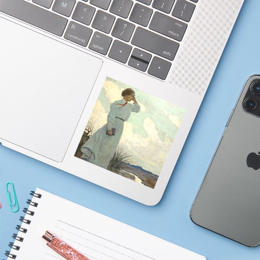 N.C.ワイエスの不毛の丘の一つのルイーズ シール (ノートパソコンとiPhone)