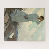 N.C.ワイエスの不毛の丘の一つのルイーズ ジグソーパズル (横)