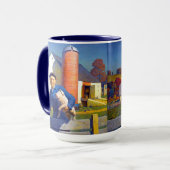 N C ワイエス アメリカーナ アート 農家の肖像 15oz マグカップ (正面左)