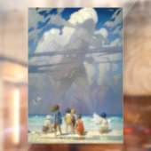 N・C・ワイエス 「巨人」 1923年 ヴィンテージ イラスト ウィンドウサイン (シート2)