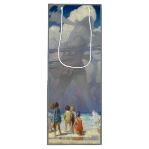 N・C・ワイエス 「巨人」 1923年 ヴィンテージ イラスト ワインギフトバッグ
