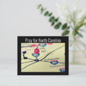 N.C.祈アシェヴィル・ヘレン災害 ポストカード (スタンド正面)