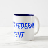 N.C.I.Sの連邦捜査官 ツートーンマグカップ (正面右)