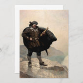 N. C. Wyethの宝島、ビリー・ボーンズ 招待状 (正面/裏面)